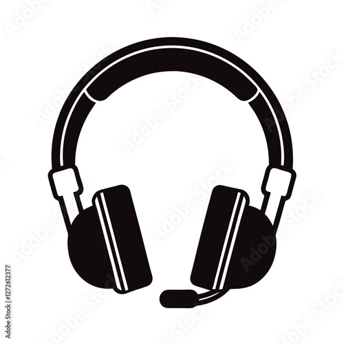 vector headphones icon vector illustration