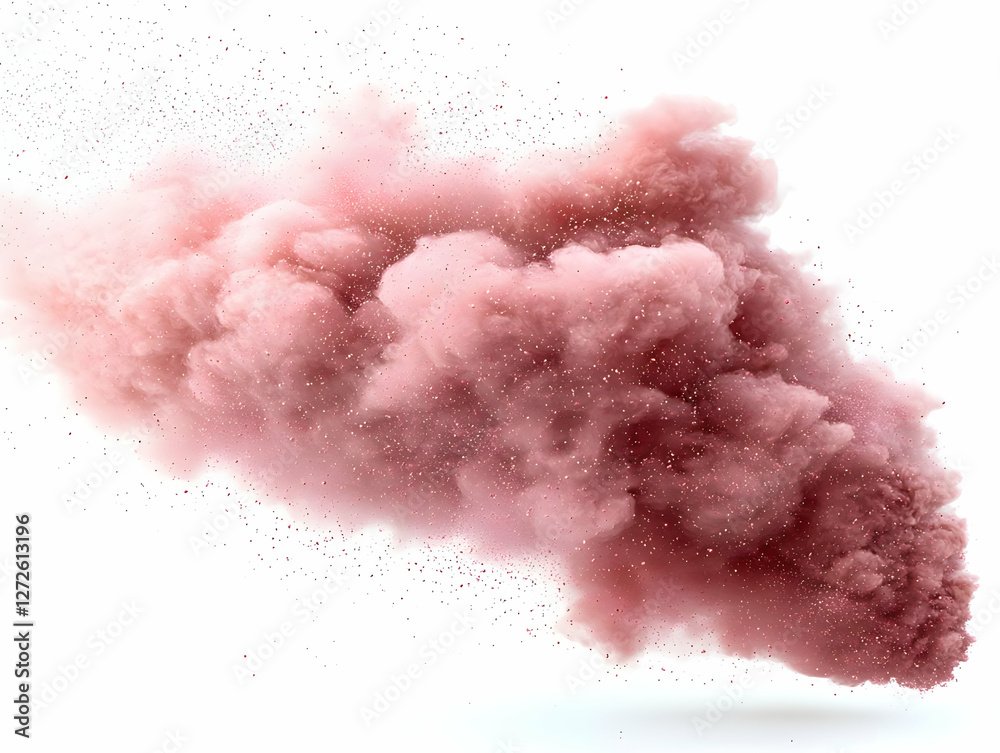Abstract Pink Dust Explosion Background Abstract Pink Dust Explosion Background