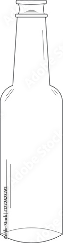 the illustration of the bottle of beer.