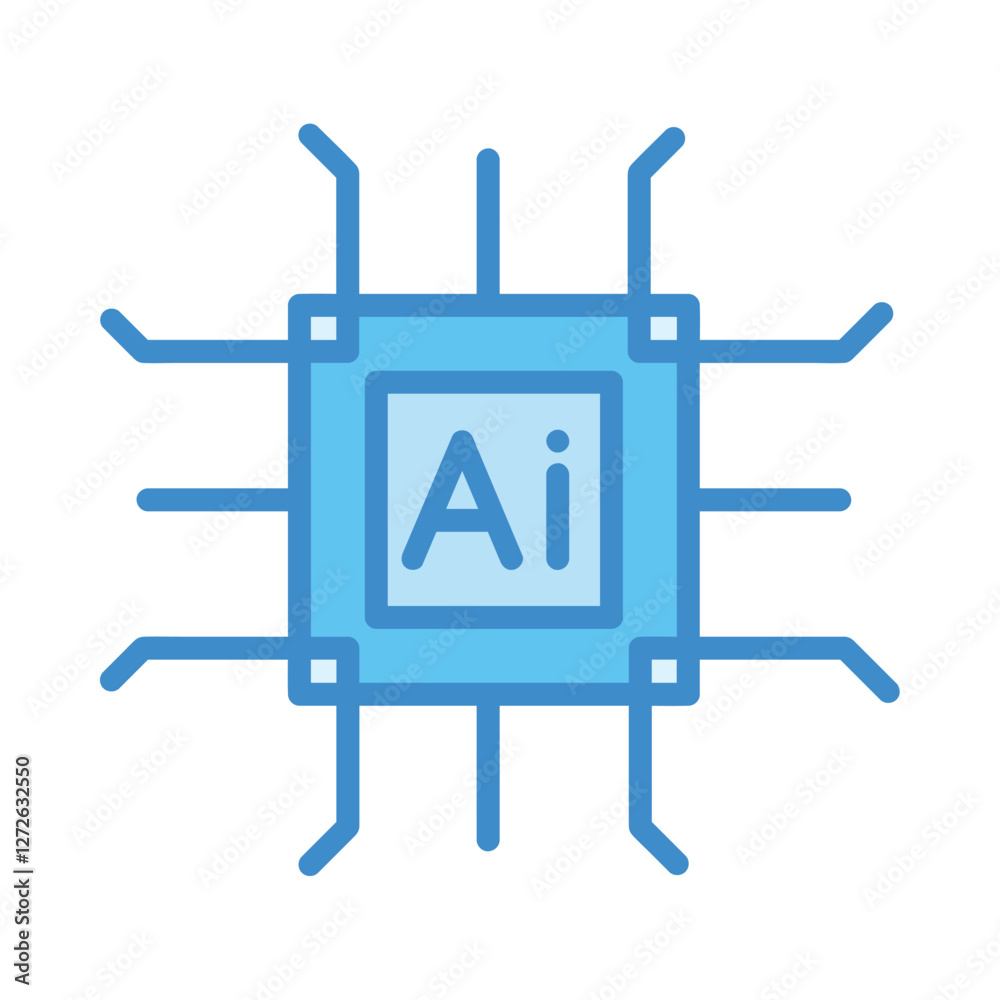 AI in Education microchip icon AI in Education microchip icon