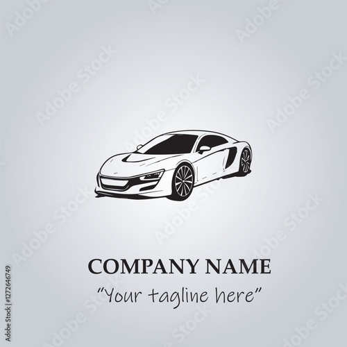 Car logo company design vector illustration
