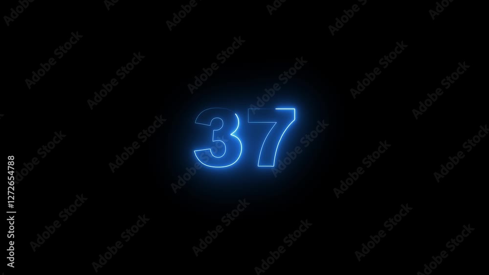 Glowing neon number 397 various color looping trendy glowing neon numeric, Educational mathematics 37 animation. Glowing neon number 397 various color looping trendy glowing neon numeric, Educational mathematics 37 animation.