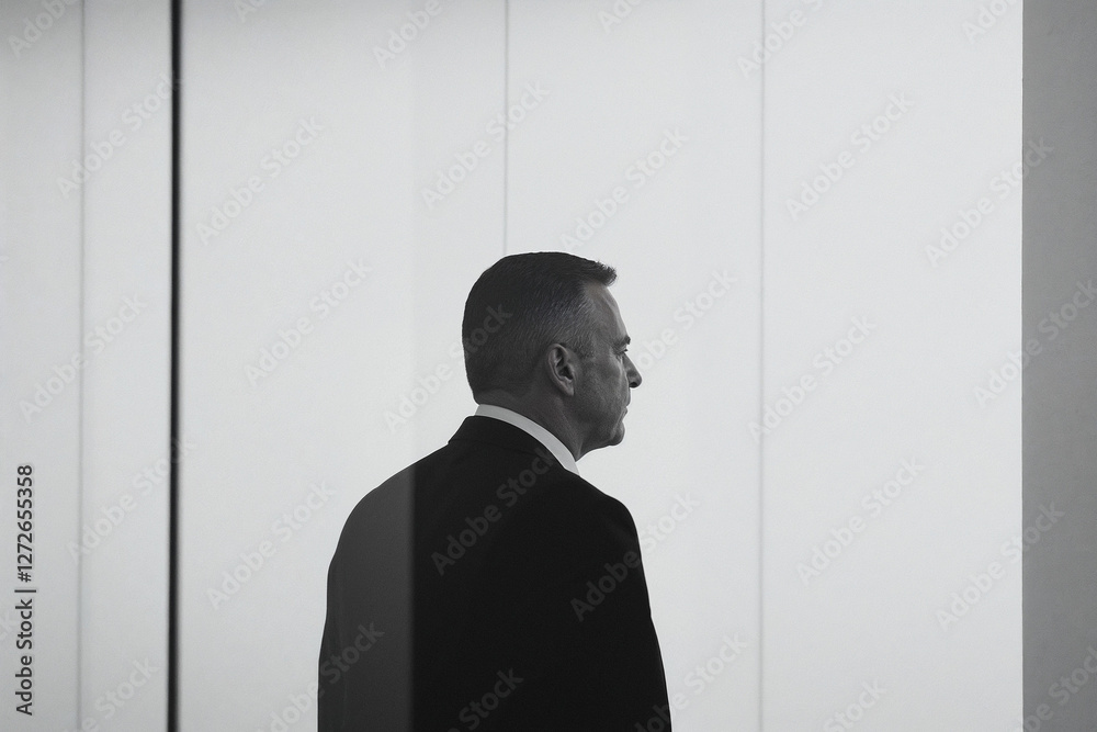 silhouette of a man