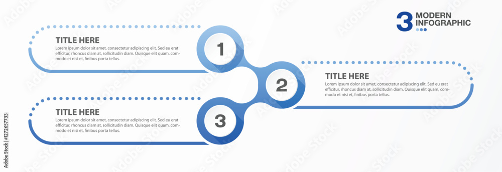 3 process infographic.