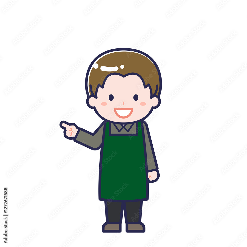 カフェ店員／男性 16