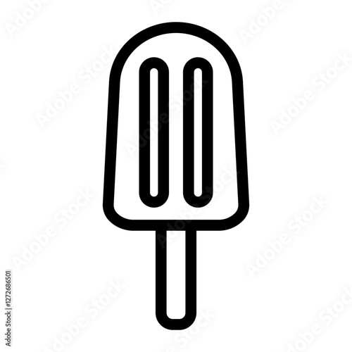 popsicle Line Icon