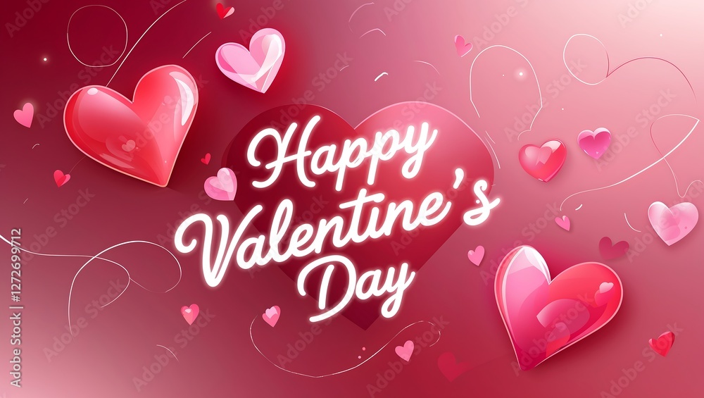 Romantic Soft Pink and Red Gradient Background Design for Valentine's Day Celebration February 14 Romantic Soft Pink and Red Gradient Background Design for Valentine's Day Celebration February 14