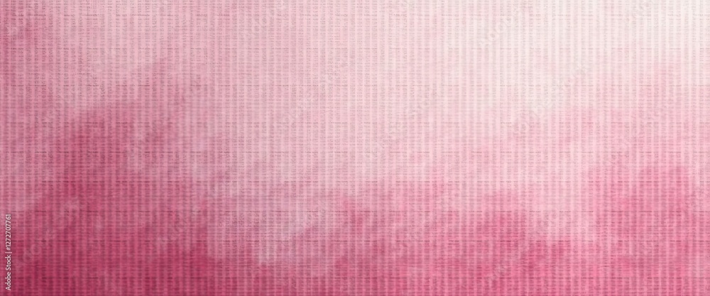 Fototapeta premium Pink and White Gradient Textured Background with Vertical Lines