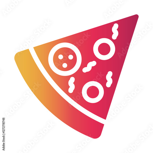 pizza Gradient icon