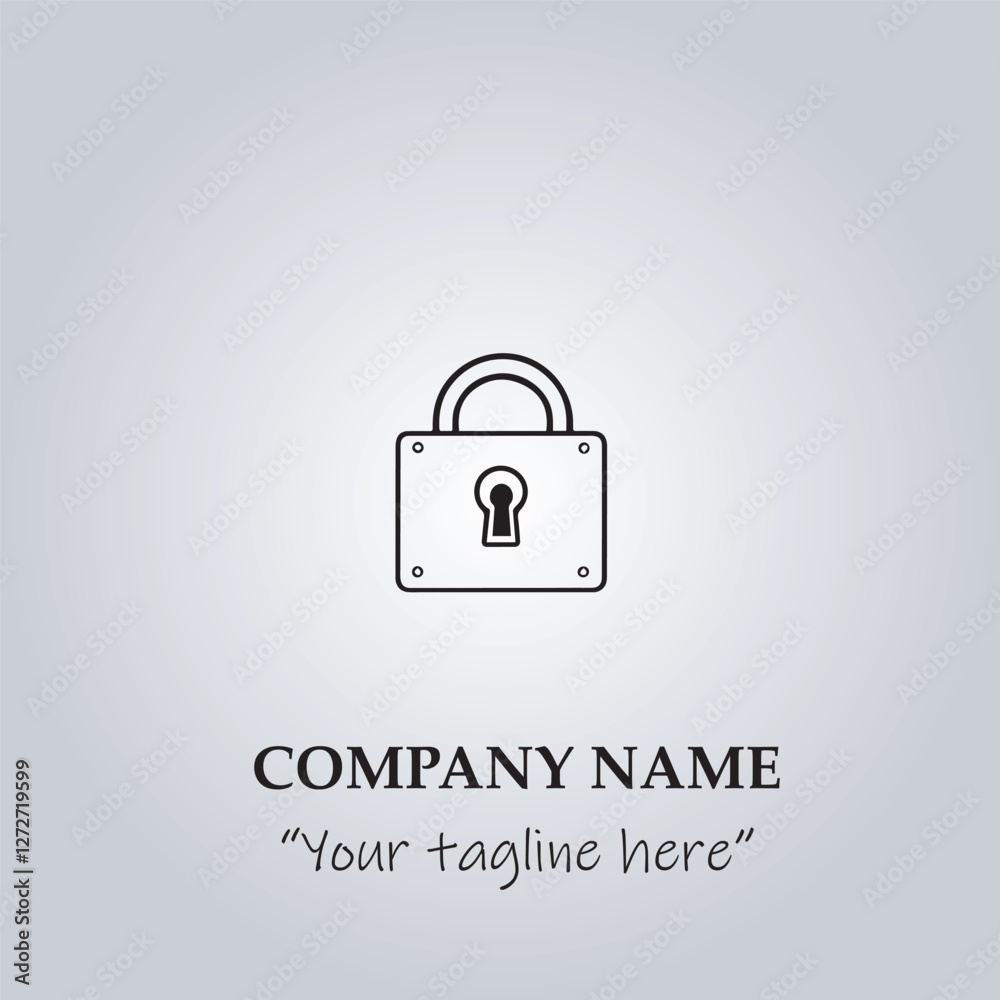 Padlock logo company design vector illustration
Padlock logo company design vector illustration