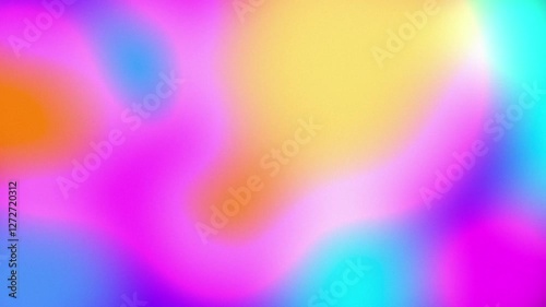 Animated Gradient Seamless Looping Video 4K Sunrise Orange Yellow Pink Summer Blue Teal Aqua