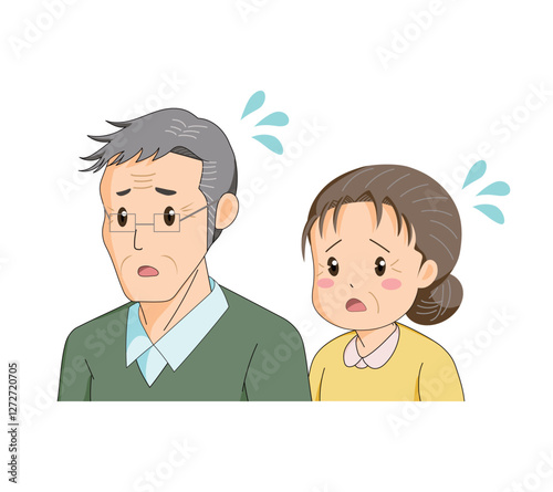 老夫婦　困る　不安になる
