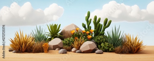 crocuses in the sand