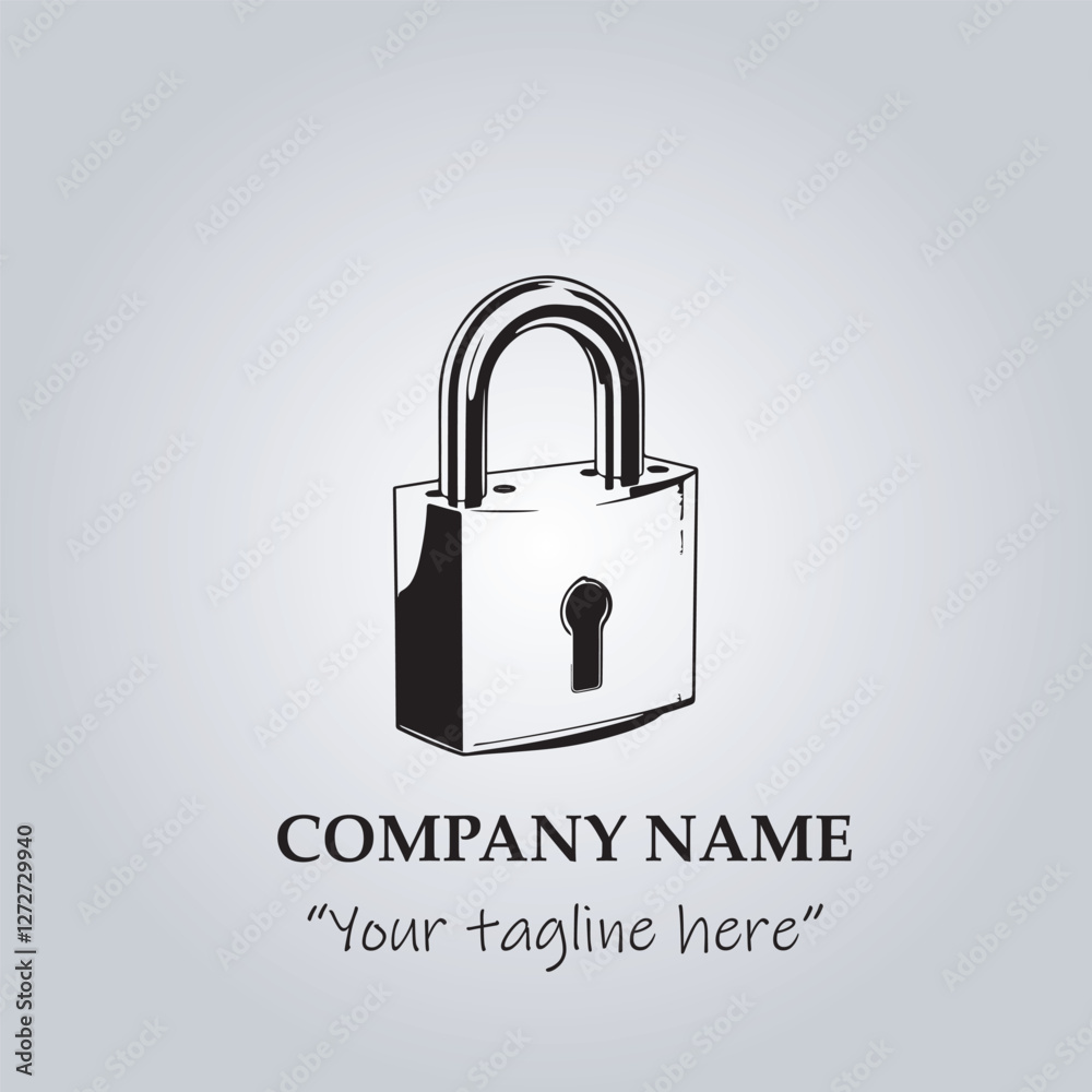 Padlock logo company design vector illustration
Padlock logo company design vector illustration