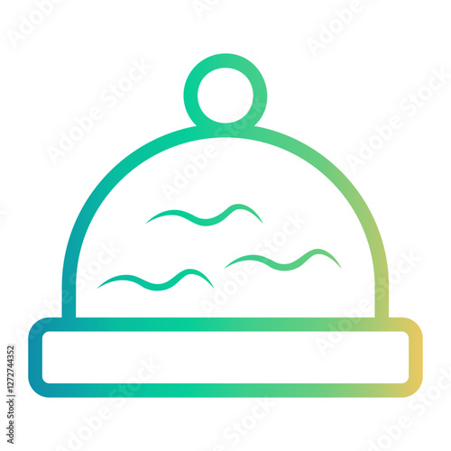 winter Line Gradient Icon