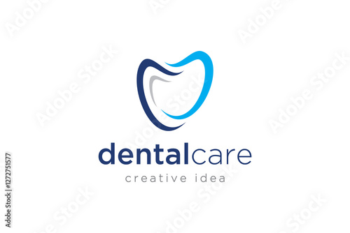 Creative Dental Concept Logo Design Template