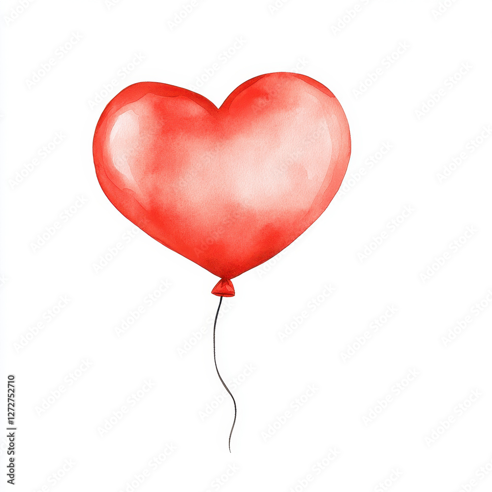 vibrant heart shaped balloon in red, perfect for romantic celebrations and weddings, adds joyful touch to any occasion