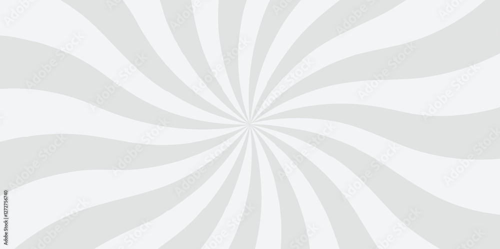 Seamless abstract vector Sunbeam sunburst white and gray glow antique flame retro background with rays cartoon texture background.	