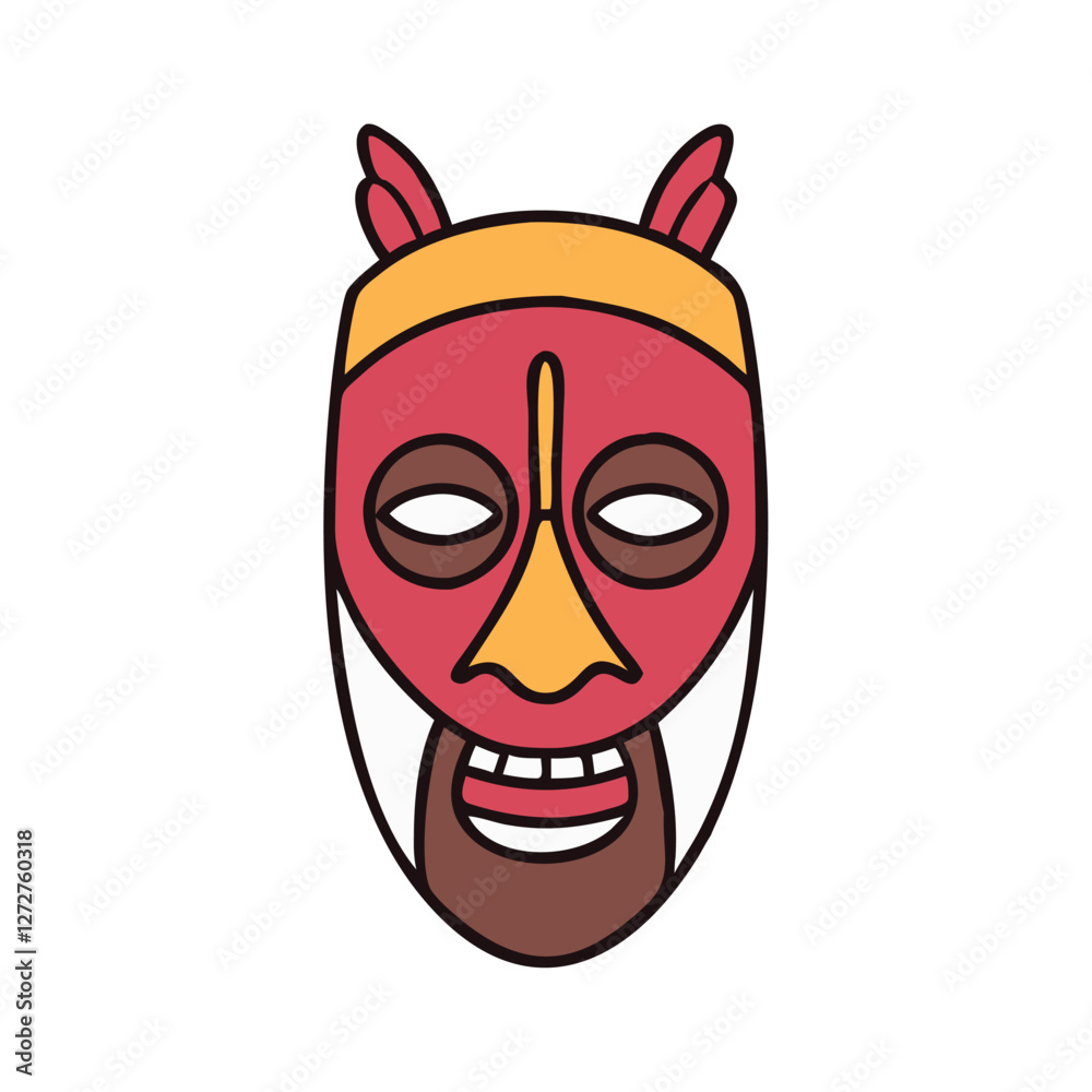 Germany mask with traditional Germany mask with traditional
