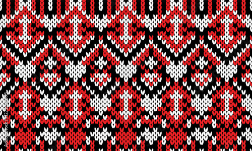 Seamless printable knitting patterns, wallpapers, ultra-high resolution raster illustrations, print-on-demand patterns