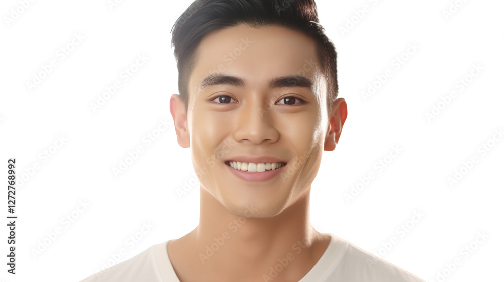 Smiling Asian Man with Glowing Skin – Transparent PNG with Copy Space
Smiling Asian Man with Glowing Skin – Transparent PNG with Copy Space