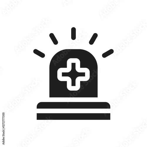 Siren Medical Icon - Fill