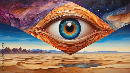 Fantasy eye illustration