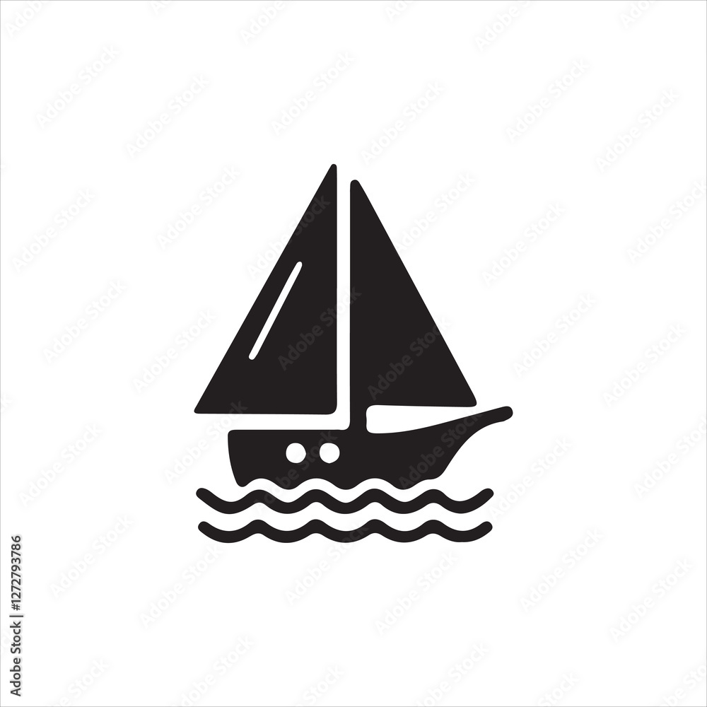 sailing ship on a white sailing ship on a white