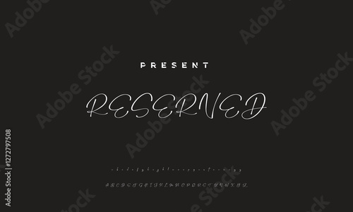 handwrite signature font Calligraphy Logotype Script Brush Font Type Font lettering handwritten