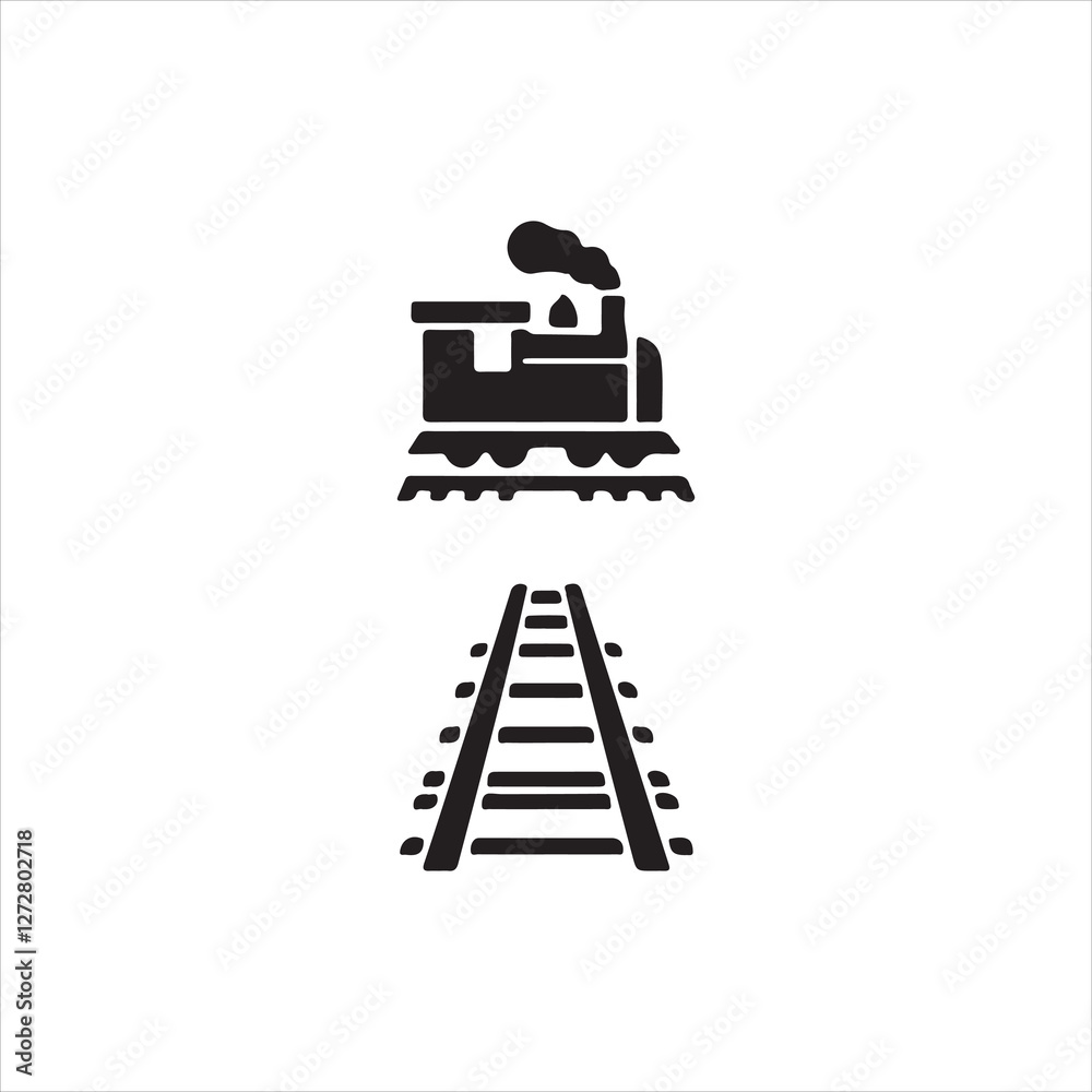 vector illustration of a train vector illustration of a train