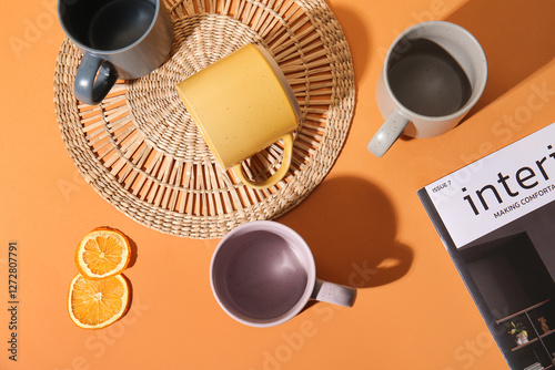 Composition with ceramic mu...