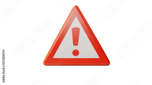 Free Download warning triangle sign isolated on white background - GFXLoad