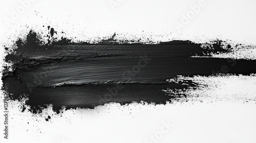 black spray paint stripe png with transparent background for graphic design,art projects