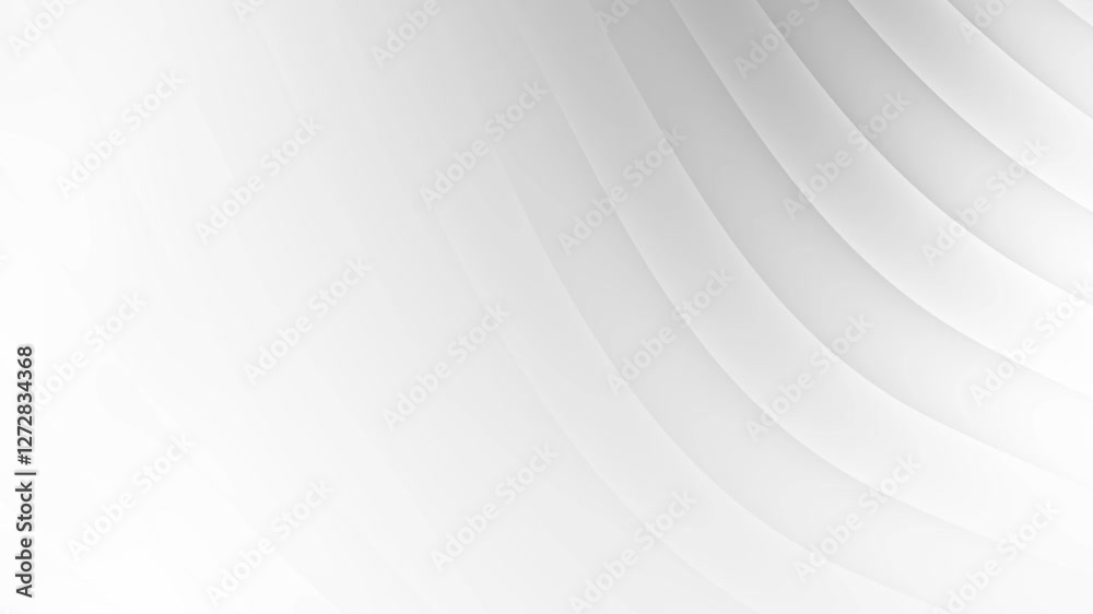 Abstract white background animation, smooth flowing motion, perfect for modern design, elegant presentations, and digital visuals