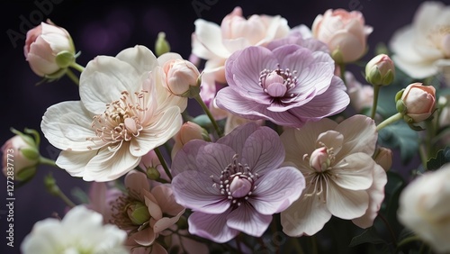 Detailed View of Ornamental Oregano Blooms