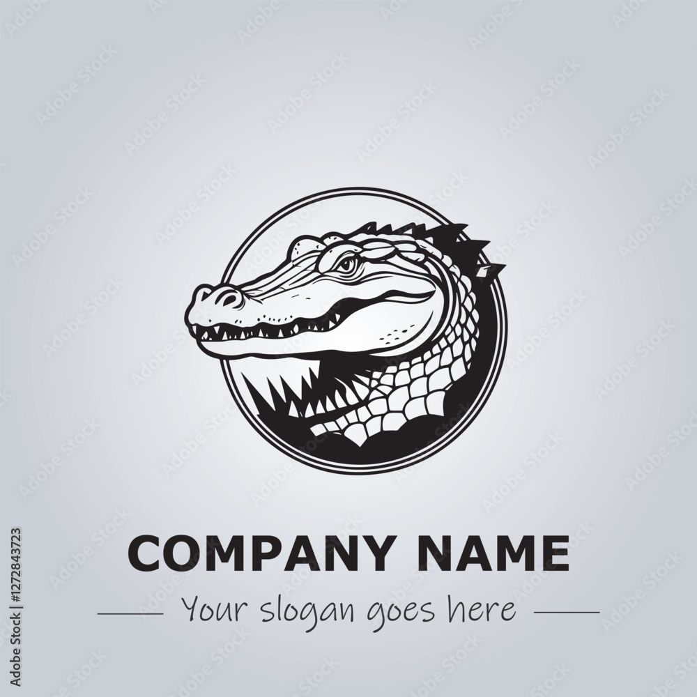 Crocodile logo design vector illustration Crocodile logo design vector illustration