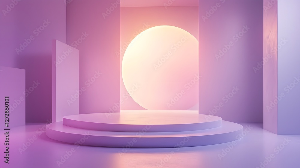 Elegant Minimalist Abstract Background with Soft Gradients and Glowing Light Effects Elegant Minimalist Abstract Background with Soft Gradients and Glowing Light Effects