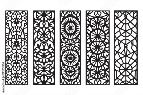 Intricate Laser-Cut Design, Floral Mandala Laser Cut Template, Custom Laser Engraving Pattern, Home Décor Laser Cut Wall Art 