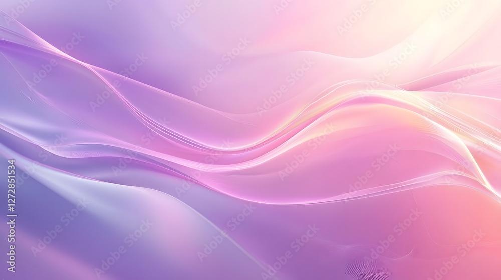 Fototapeta premium Soft and Ethereal Gradient Abstract for Elegant Branding and Digital Design