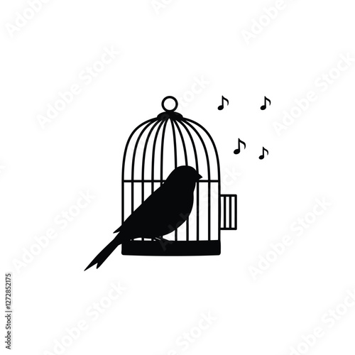 bird in cage