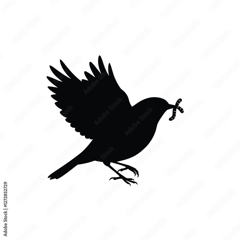 Fototapeta premium vector illustration of a bird