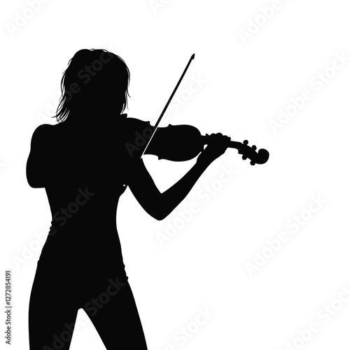 girl playing violin