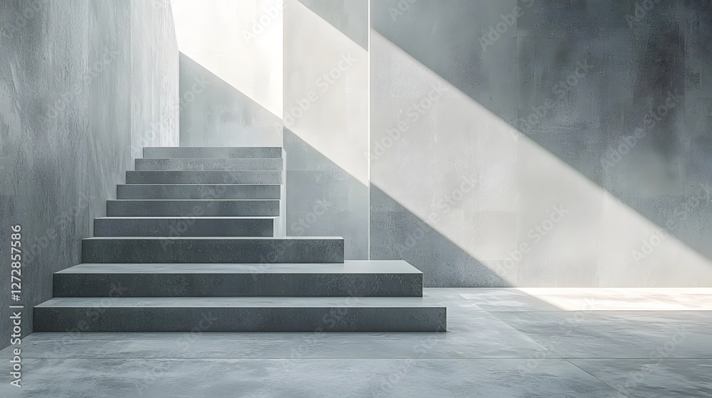 Naklejka premium Minimalist Abstract Luxury Backdrop with Soft Monochrome Gradient and Subtle Blur Effects