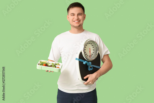 Handsome young man with fre...