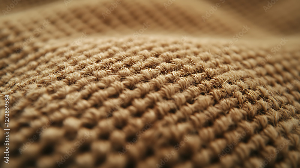 Woven Fiber Texture Background with Detailed Pattern and Natural Warmth in Material Design.