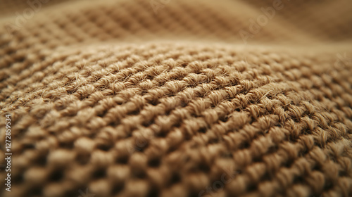 Obraz na płótnie Woven Fiber Texture Background with Detailed Pattern and Natural Warmth in Material Design. w salonie