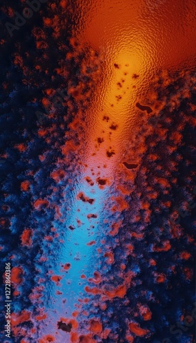 Abstract Generative Art Featuring Tectonic Patterns and Vibrant Colors