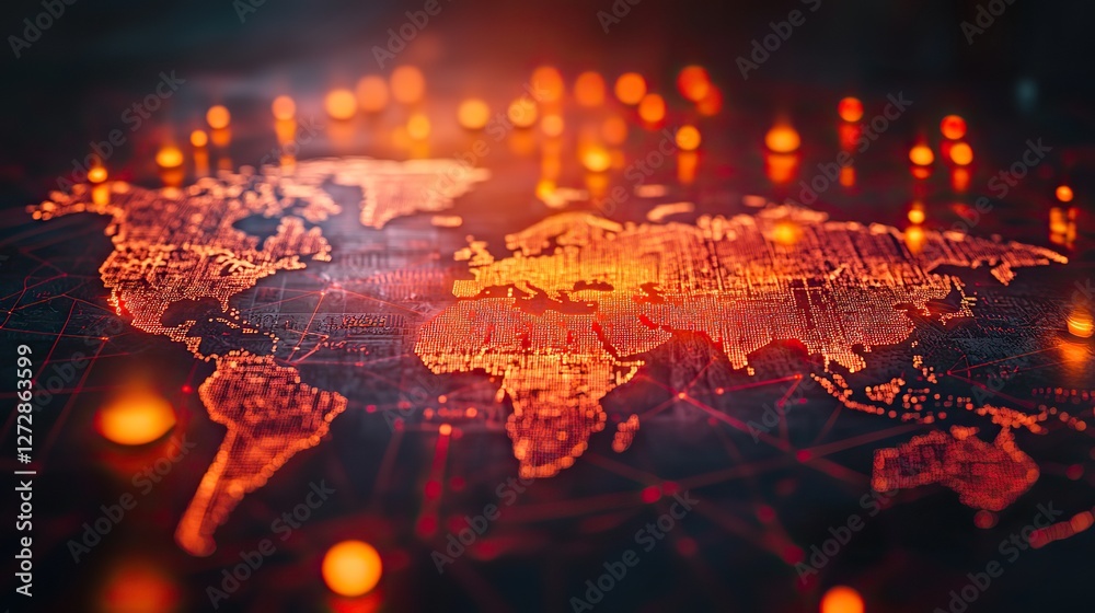 Obraz premium currency exchange,money transfer concept with world map,banknotes of different currencies with graph background