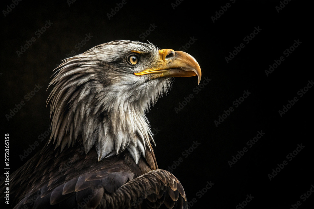 Fototapeta premium portrait of a bald eagle