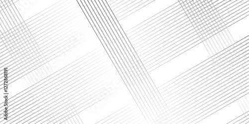 Diagonal stripe oblique, slanting lines gradient abstract art modern geometric vector pattern background. black and white ribbed striped diagonal line pattern as gradient fabric texture.	
